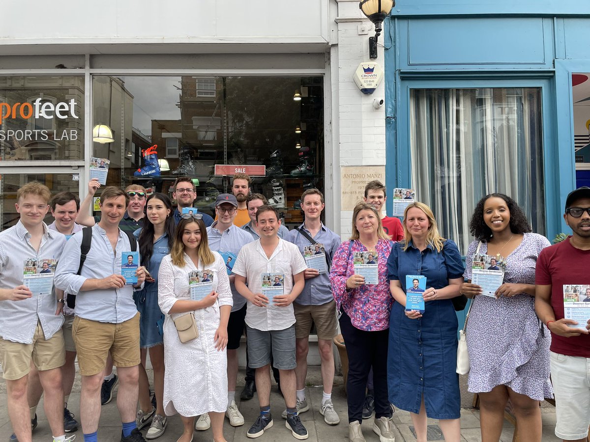 Jose Afonso (@jm_afonso) on Twitter photo Fantastic turnout this afternoon for <a href="/DownerSanderson/">Liam Downer-Sanderson</a> in Fulham Town.
Big thank you to <a href="/aled_rj/">Aled Richards-Jones 🇺🇦</a> and his Wandsworth Team for their support including the fantastic <a href="/LynseyHedges/">Cllr Lynsey Hedges</a> & <a href="/JamesKCraig/">James Craig 🇺🇦</a>. Fantastic turnout this afternoon for <a href="/DownerSanderson/">Liam Downer-Sanderson</a> in Fulham Town.
Big thank you to <a href="/aled_rj/">Aled Richards-Jones 🇺🇦</a> and his Wandsworth Team for their support including the fantastic <a href="/LynseyHedges/">Cllr Lynsey Hedges</a> & <a href="/JamesKCraig/">James Craig 🇺🇦</a>.