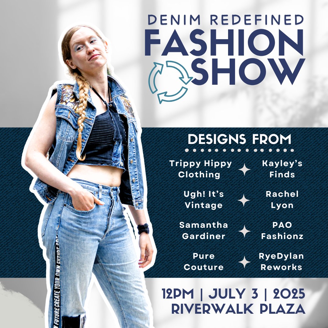💙DESIGNER FEATURE💙
Rye Dylan Reworks

Denim ReDefined Fashion Show📍 Riverwalk Plaza, Calgary | 🗓️ July 3, 2025 | 🕛12PM
goodwill.ab.ca/event/denim-re…