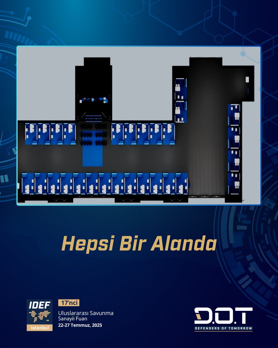 idefinternational (@idefintl) on Twitter photo D.O.T.’de Her Şey Hazır, Şimdi Sıra Sende!
IDEF 2025’te geleceği savunan fikirler sahneye çıkıyor!
Start-up’lar ve üniversite projeleri için özel olarak tasarlanan D.O.T. alanı:
✨ Ücretsiz kurulu stantlar,
🎤 Donanımlı bir sahne 
💡 Yüksek görünürlüklü bir platform sunuyor. D.O.T.’de Her Şey Hazır, Şimdi Sıra Sende!
IDEF 2025’te geleceği savunan fikirler sahneye çıkıyor!
Start-up’lar ve üniversite projeleri için özel olarak tasarlanan D.O.T. alanı:
✨ Ücretsiz kurulu stantlar,
🎤 Donanımlı bir sahne 
💡 Yüksek görünürlüklü bir platform sunuyor.