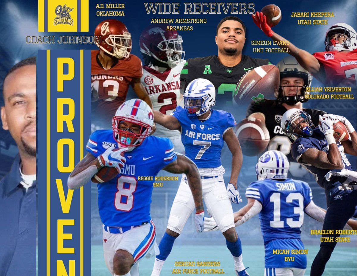 Coach Johnson is PROVEN at developing WRs! In 11 years as Head Coach, he’s produced 15 collegiate WRs — 10 at the D1 level! #ProvenTrackRecord