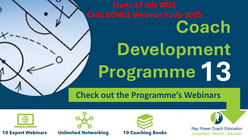 power_ray's tweet photo. 🧵⚽️ MEGA THREAD for coach education lovers

Check out ALL upcoming CDP13 webinars! ⬇️ 

𝗖𝗼𝗮𝗰𝗵 𝗗𝗲𝘃𝗲𝗹𝗼𝗽𝗺𝗲𝗻𝘁 𝗣𝗿𝗼𝗴𝗿𝗮𝗺𝗺𝗲 𝟭𝟯 ⚽️💻

“The best coach development around”

#CoachDevelopmentProgramme 

1/12

https://t.co/WA2JkNYeGP https://t.co/nN2OkWq8Wu