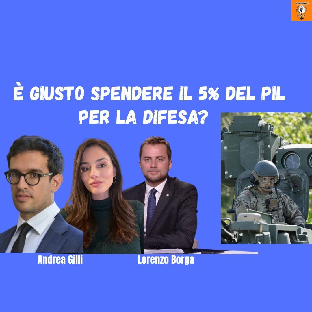 Aleksandra Georgieva (@aleksandra_geor) on Twitter photo Ci vediamo su Aleksnomics domenica alle 10:00 con <a href="/aa_gilli/">Andrea Gilli</a> e <a href="/Lorenzo_Borga_/">Lorenzo Borga</a> per rispondere a questa domanda 👇e tante altre in attesa del Vertice Nato, dove il grande tema, oltre alla guerra tra Israele ed Iran, sarà la proposta di aumentare la spesa per la difesa al 5% del Pil Ci vediamo su Aleksnomics domenica alle 10:00 con <a href="/aa_gilli/">Andrea Gilli</a> e <a href="/Lorenzo_Borga_/">Lorenzo Borga</a> per rispondere a questa domanda 👇e tante altre in attesa del Vertice Nato, dove il grande tema, oltre alla guerra tra Israele ed Iran, sarà la proposta di aumentare la spesa per la difesa al 5% del Pil