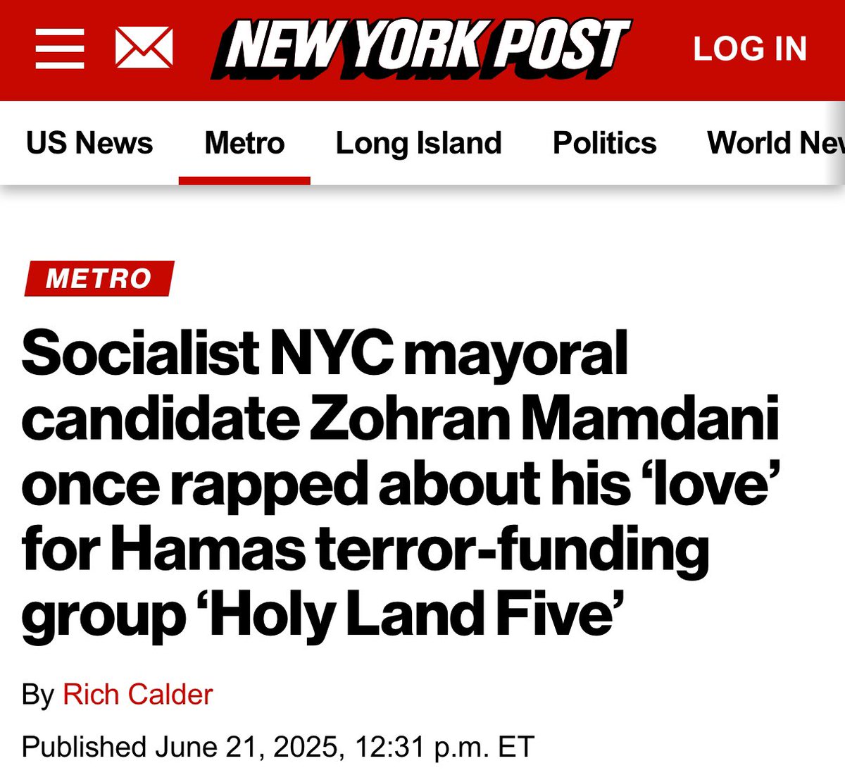 Momdani Rapper NYC Candidate Mamdani Scrutinized for 2017 Rap Praising Hamas-Linked ...