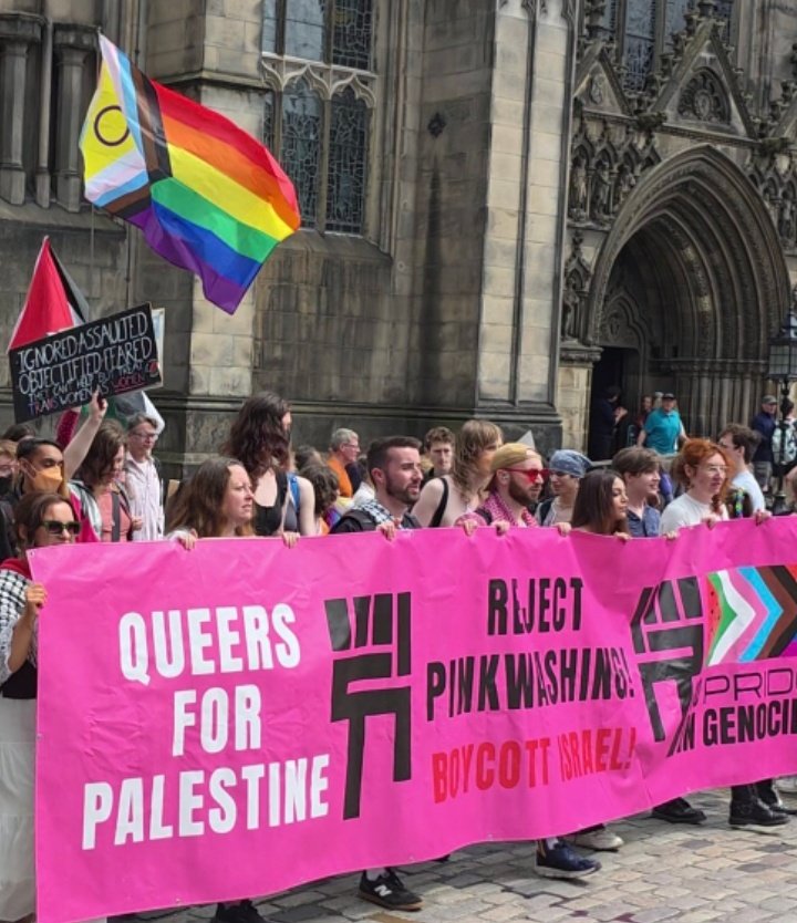 In Edinburgh today.

How long before the chevrons completely erase the Pride flag?