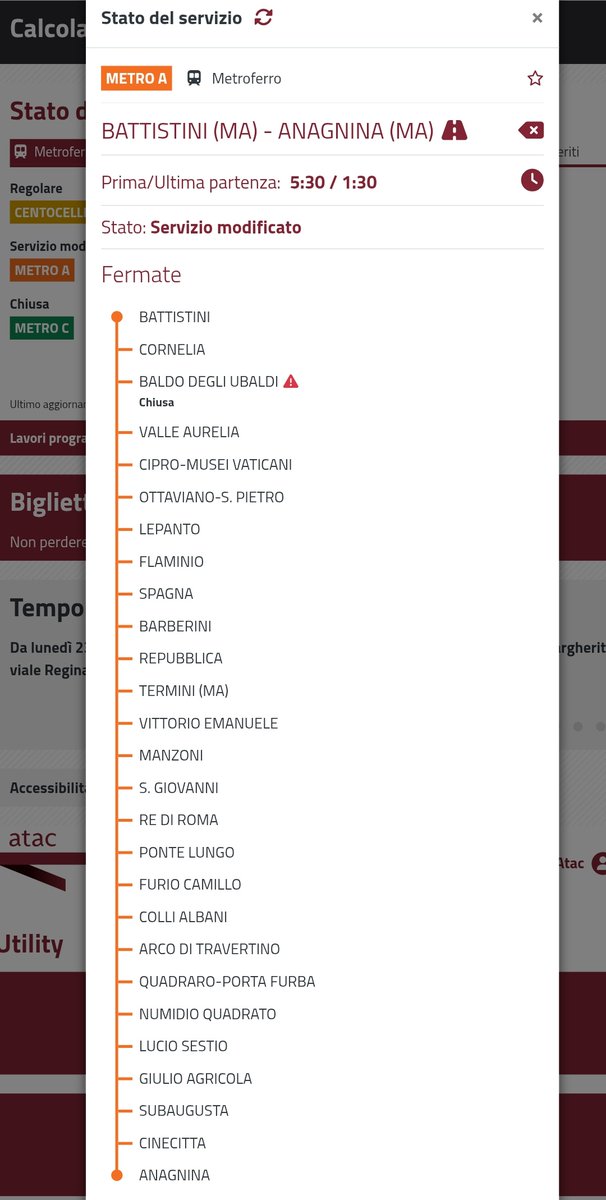 Mercurio Viaggiatore (@mercuriopsi) on Twitter photo #MetroA CHIUSA stazione BaldoDegliUbaldi, #ATAC NON specifica il motivo
<a href="/Prefettura_Roma/">Prefettura di Roma</a> <a href="/mitgov_it/">Ministero delle Infrastrutture e dei Trasporti</a> <a href="/antitrust_it/">Autorità Antitrust</a> <a href="/gualtierieurope/">Roberto Gualtieri</a> #MetroA CHIUSA stazione BaldoDegliUbaldi, #ATAC NON specifica il motivo
<a href="/Prefettura_Roma/">Prefettura di Roma</a> <a href="/mitgov_it/">Ministero delle Infrastrutture e dei Trasporti</a> <a href="/antitrust_it/">Autorità Antitrust</a> <a href="/gualtierieurope/">Roberto Gualtieri</a>