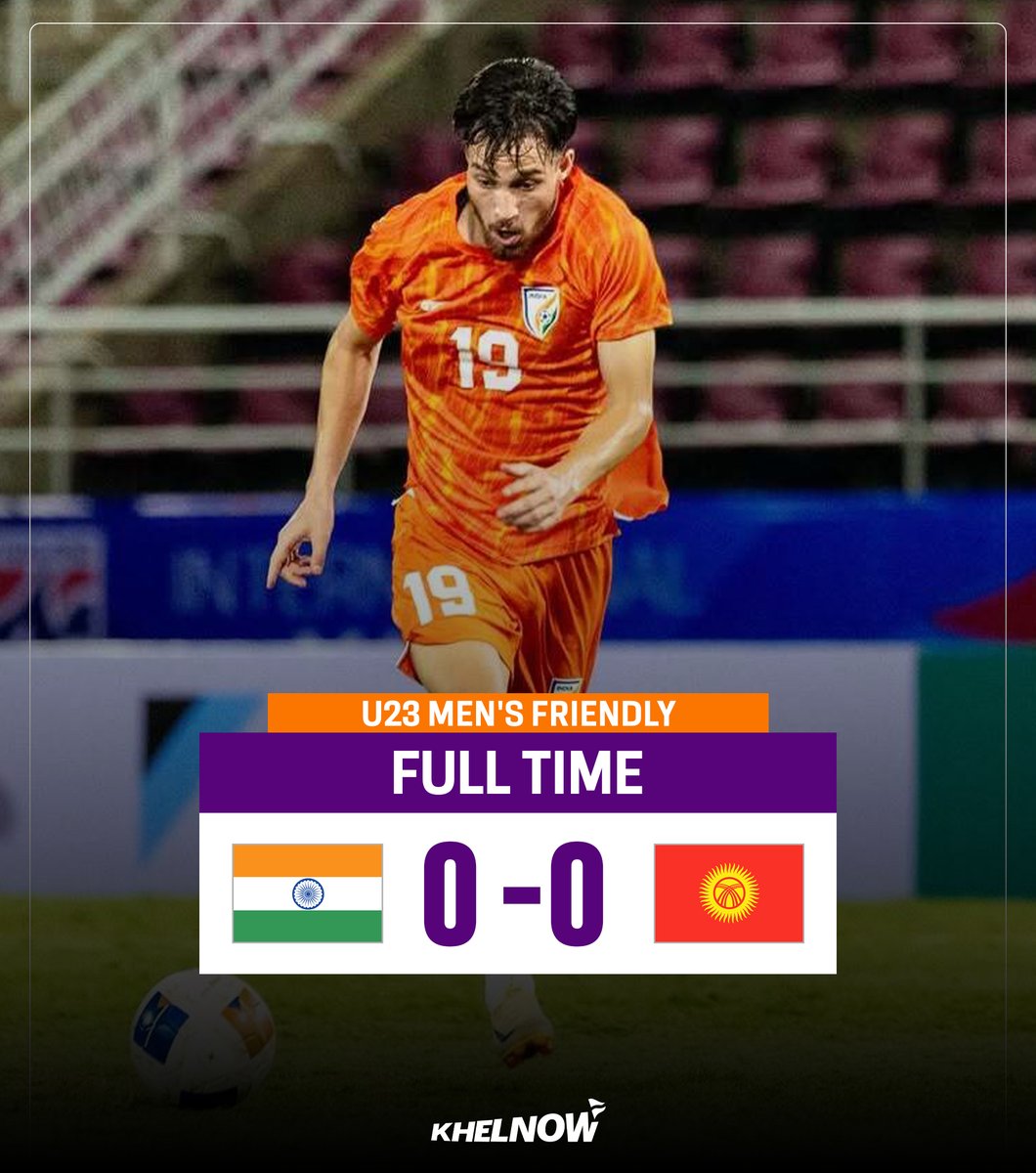 The Blue Colts play out a cagey 0-0 draw against the Kyrgyz Republic at the Hisor Stadium as they end the Tajikistan Tour. 

 #IndianFootball #IndianFootballTeam #IndiaU23FootballTeam