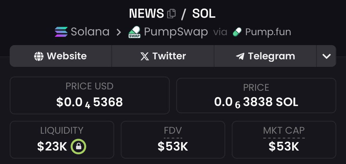 <a href="/BuyThe_News/">Buy The News</a> Imagine not aping $NEWS when it’s this free