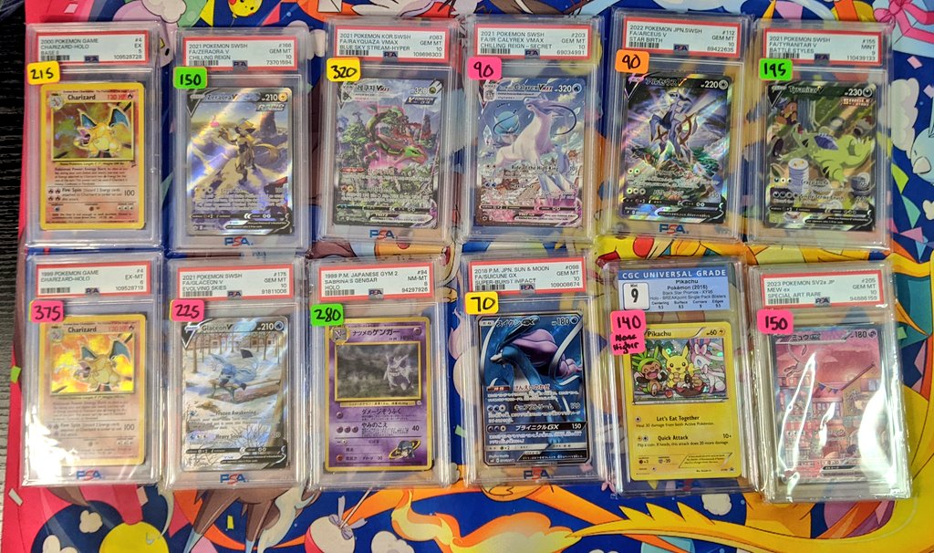 <a href="/newagemiguel/">Miguel B</a> Prices are shipped. Can work out bundle deals. All claims will be shipped Monday. 

Will be posting singles here soon so if you want to bundle with those as well. 👀