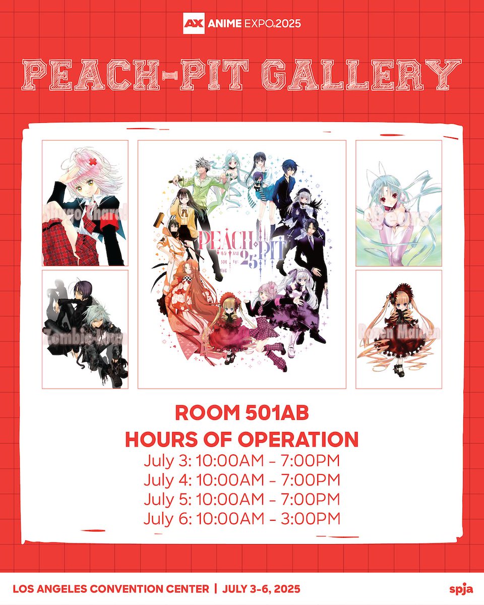 🍑 PEACH-PIT Comes to Anime Expo 2025! The acclaimed manga duo