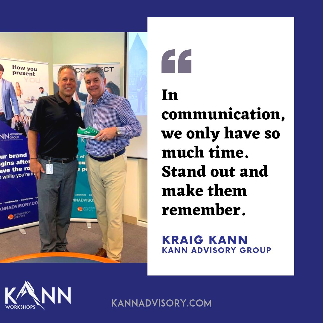 The Elevate Workshop ... labeled "the most powerful experience in leadership communication."

Contact Us: kannadvisory.com