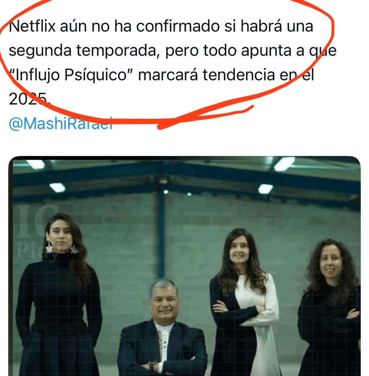 Para ser precisos, tampoco ha confirmado la primera.