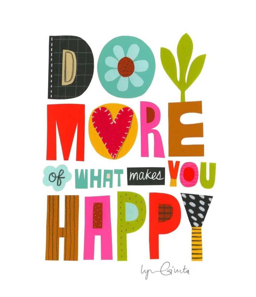 Do more of what makes you (and others) happy

Image: instagram.com/lynn_giunta