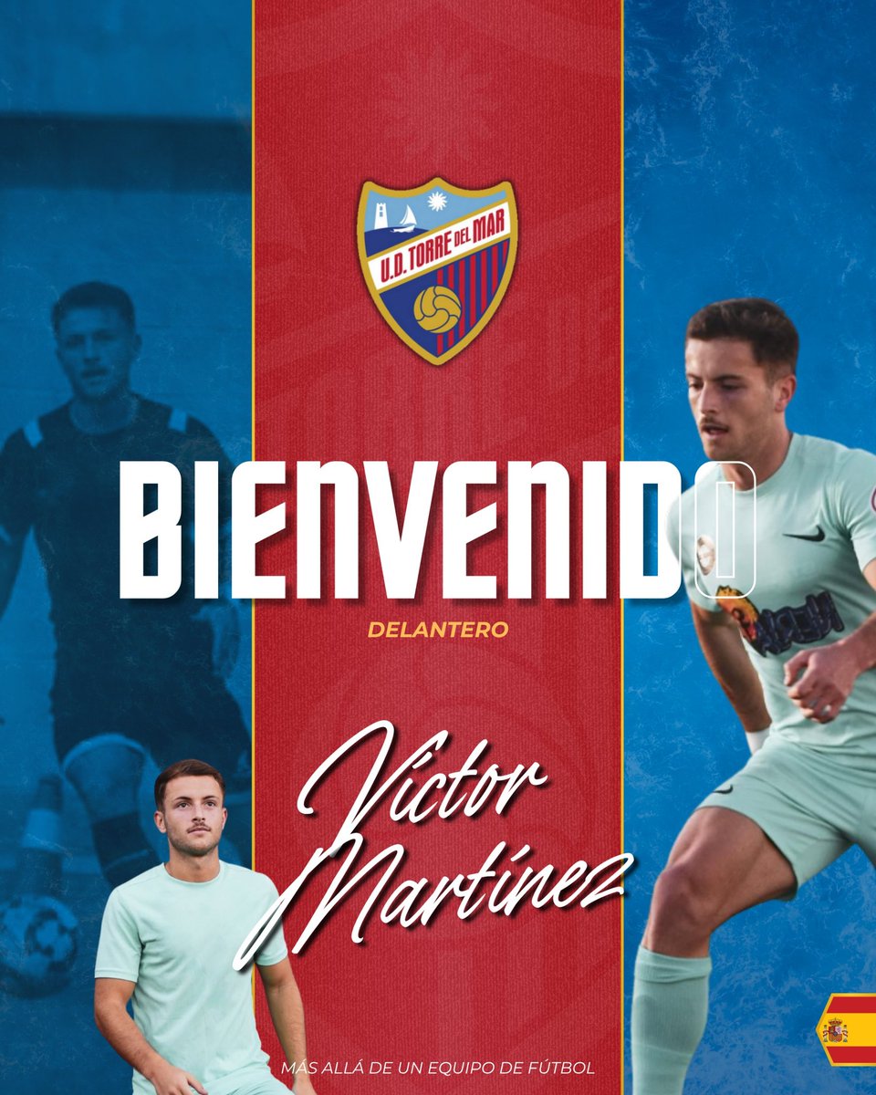 𝘽𝙞𝙚𝙣𝙫𝙚𝙣𝙞𝙙𝙤, 𝙑𝙞𝙘𝙩𝙤𝙧! 

Estamos muy felices de anunciar la llegada de Víctor Martínez al U.D. Torre del Mar.

¡Con su incorporación, seguimos construyendo el camino!

¡Juntos, vamos a por más!