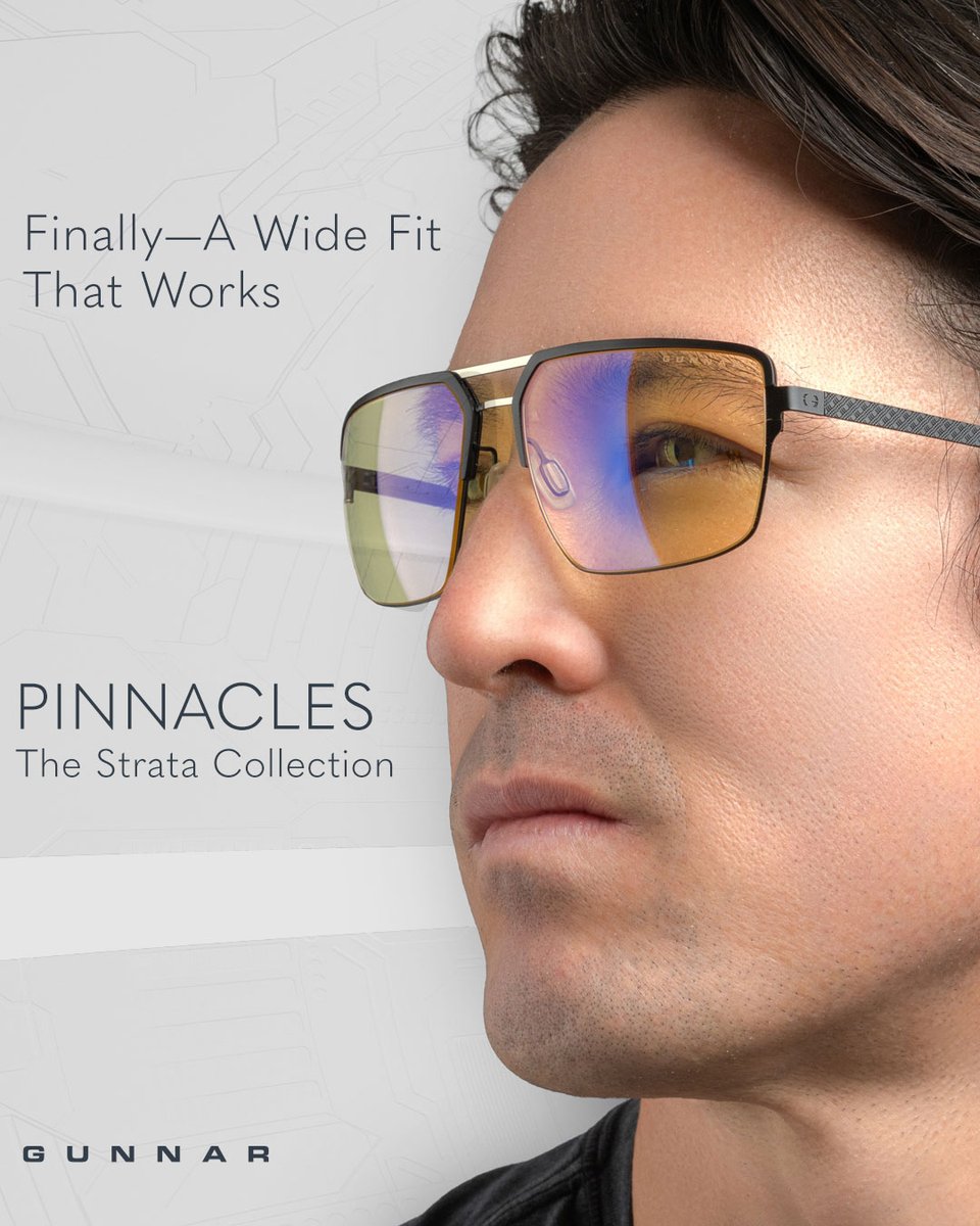 Your new daily essential: Pinnacles. All-day blue light defense with a sleek, modern edge. 👌 Protect your eyes in style.

#PinnaclesByGUNNAR #GUNNAROptiks #BlueLightDefense #ScreenSmartStyle #TechReadyLooks #ProtectYourVision #EyewearGoals #WorkHardSeeClear #GameInStyle