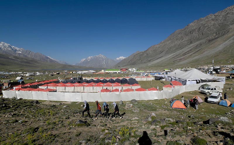 Tent city in Shandur. PC: APP