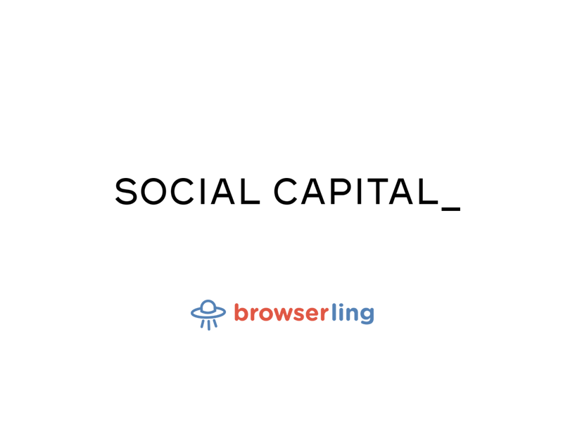 browserling's tweet image. Social Capital is now a Browserling customer!