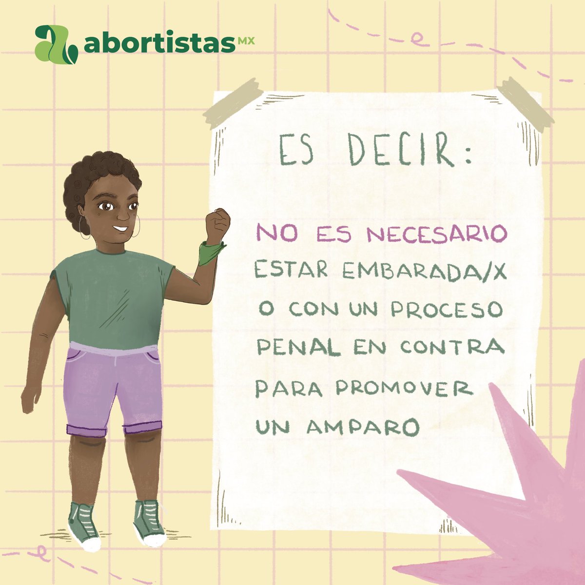 ¿Sabías que las mujeres y otras personas con posibilidad de gestar pueden promover un amparo por aborto aunque no estén gestando? 

Hoy 21 de junio se cumplen 2 años de que la @scjnmexico nos respaldó, una vez más. 💚✨

#SJCN #AbortoChihuahua #AbortoMéxico #CongresosLocales