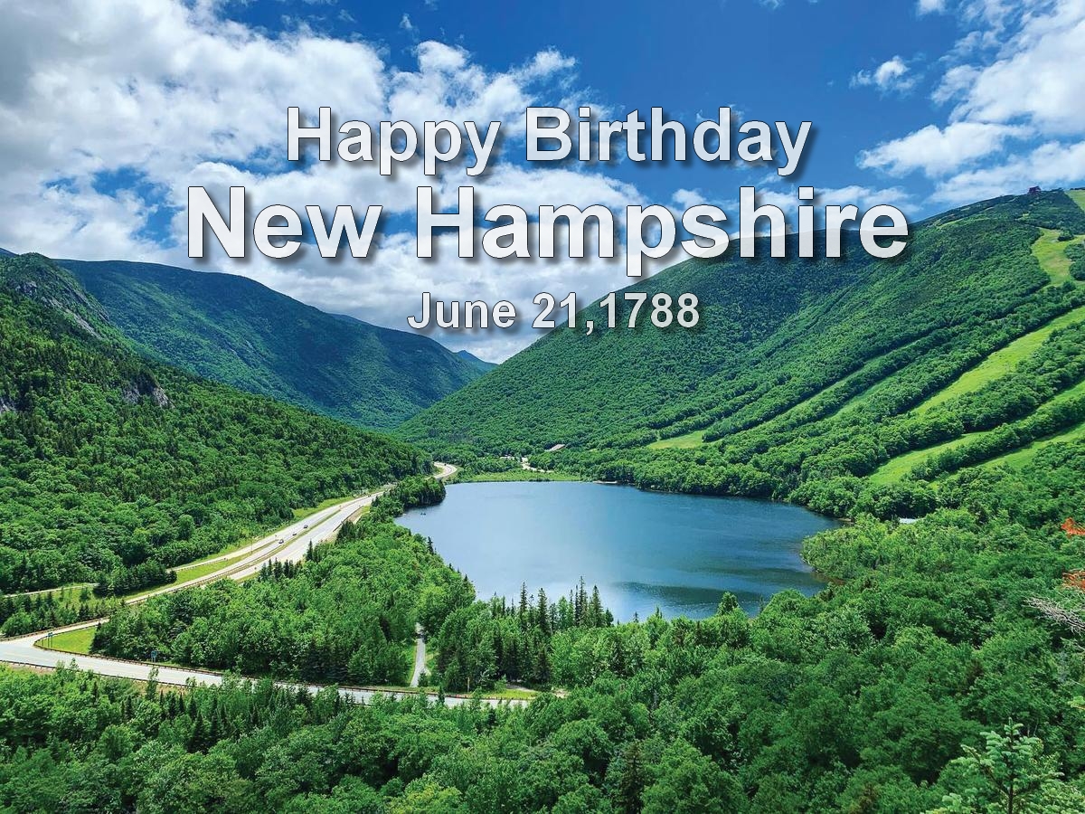 Granite Stater 🇺🇸 (@johnbin603) on Twitter photo 237 years ago today, New Hampshire was admitted to the Union as the ninth state. 237 years ago today, New Hampshire was admitted to the Union as the ninth state.