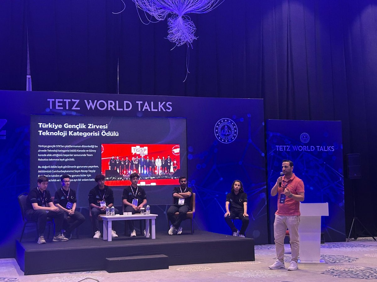 Robotik Takımı öğrencilerimle TETZ World Talks’ta Dünya Şampiyonluğu sürecimizi paylaştık..