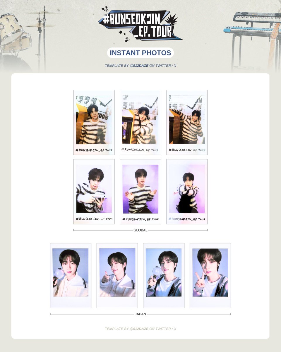 BTS JIN SEOKJIN ALBUM PC PHOTOCARD WL WISHLIST TEMPLATE