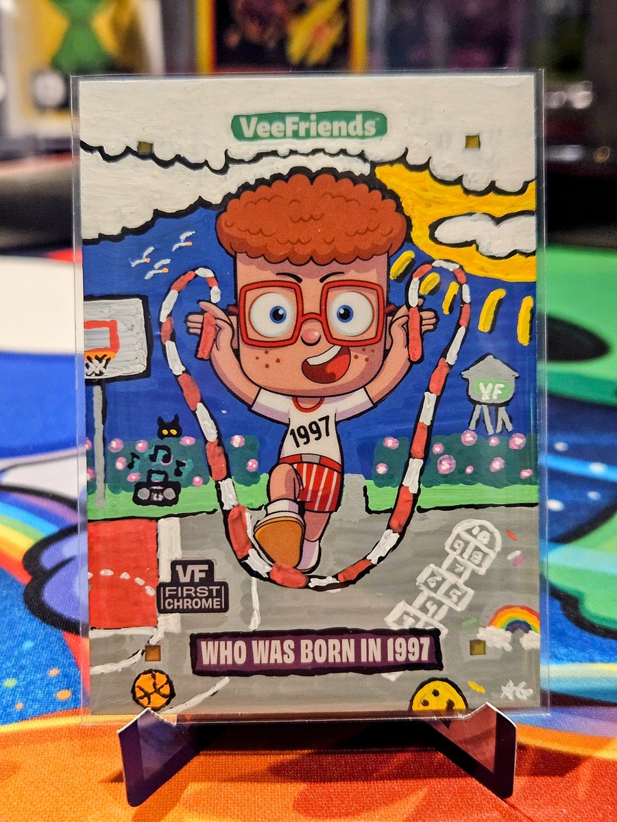 Mini me is coloring cards now too 😄

He really likes the 1997 I did.