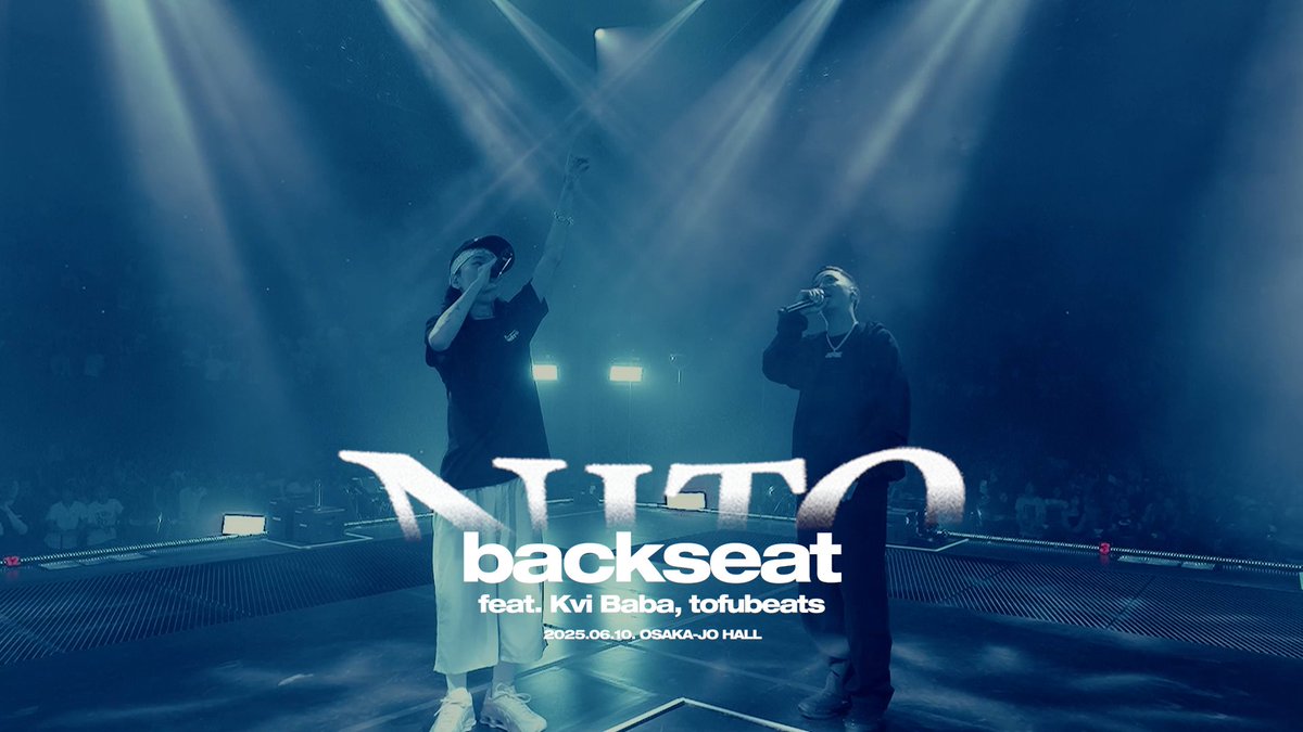 kvibaba's tweet image. 📹LIVE VIDEO📹
@KEIJU_Official / backseat feat. Kvi Baba
(Live at OSAKA-JO HALL)
youtu.be/6g8SX4c0nfw?si…
🎧Stream / Download🎧
linkco.re/cC9C1cXq?lang=…