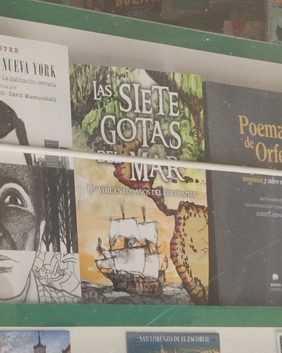 MonicaParramon's tweet photo. Las siete gotas del mar en la Librería Quesada de San Lorenzo de El Escorial ❤️ https://t.co/97mgYdqBjJ