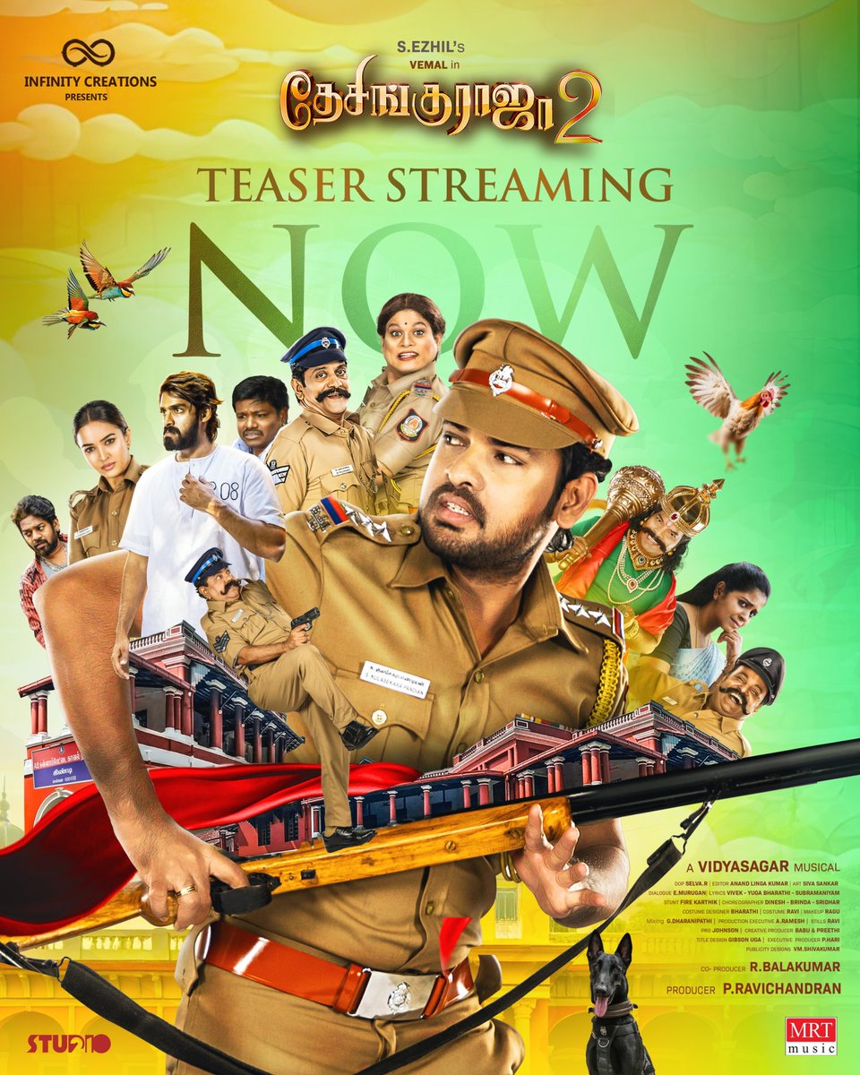 Infinity Creations (@infinity_ravi) on Twitter photo X
π¬ Desinguraja 2 teaser is streaming now!
Laughter, drama & full-on fun with your favourite stars!
Watch now
@Infinity_ravi <a href="/Ezhils23674565/">Ezhilβs</a> <a href="/VIDYASAGARMUSIC/">VIDYASAGAR</a> @Actorvemal <a href="/jana_nathan/">Jana Nathan</a> <a href="/Vijaytvpugazh0/">Vijaytvpugal_Official</a> @harshi_tha005 <a href="/pujita_ponnada/">Pujita ponnada</a> <a href="/johnsoncinepro/">Johnson PRO</a>
#Desinguraja2 #July11Release X
π¬ Desinguraja 2 teaser is streaming now!
Laughter, drama & full-on fun with your favourite stars!
Watch now
@Infinity_ravi <a href="/Ezhils23674565/">Ezhilβs</a> <a href="/VIDYASAGARMUSIC/">VIDYASAGAR</a> @Actorvemal <a href="/jana_nathan/">Jana Nathan</a> <a href="/Vijaytvpugazh0/">Vijaytvpugal_Official</a> @harshi_tha005 <a href="/pujita_ponnada/">Pujita ponnada</a> <a href="/johnsoncinepro/">Johnson PRO</a>
#Desinguraja2 #July11Release