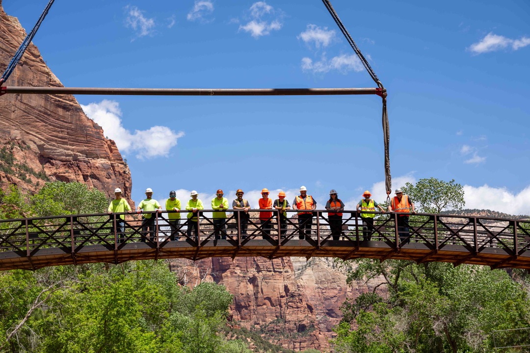 Emerald Pools Bridge Reopens in Zion After Major Reconstruction Springdale, UT

"Zion National Park has reopened the Emerald Pools Bridge after relocating it 100 feet upstream due to geological instability.
suindependent.com/?p=111725