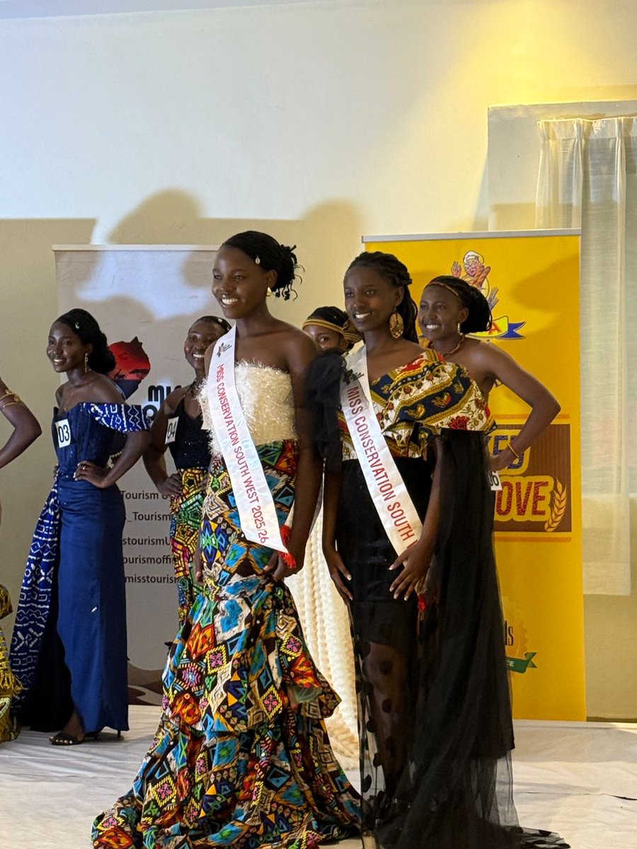 Rebecca Tumukunde (@b256queenbecky) on Twitter photo A huge congratulations to the newly crowned queens of miss tourism south west who will represent us on a national stage, <a href="/misstourismUga/">MISS TOURISM UGANDA-PA</a>
<a href="/LentAsiimwe/">QUEEN LENT ASIIMWE</a> winner, <a href="/krngbridget/">Karungi Bridget</a> 1st runners up, #dushime silia 2nd runners up
Thank you our sponsors <a href="/SupaloafUGoffcl/">Supa Loaf Uganda Official</a> <a href="/ubctvuganda/">UBC UGANDA</a> A huge congratulations to the newly crowned queens of miss tourism south west who will represent us on a national stage, <a href="/misstourismUga/">MISS TOURISM UGANDA-PA</a>
<a href="/LentAsiimwe/">QUEEN LENT ASIIMWE</a> winner, <a href="/krngbridget/">Karungi Bridget</a> 1st runners up, #dushime silia 2nd runners up
Thank you our sponsors <a href="/SupaloafUGoffcl/">Supa Loaf Uganda Official</a> <a href="/ubctvuganda/">UBC UGANDA</a>