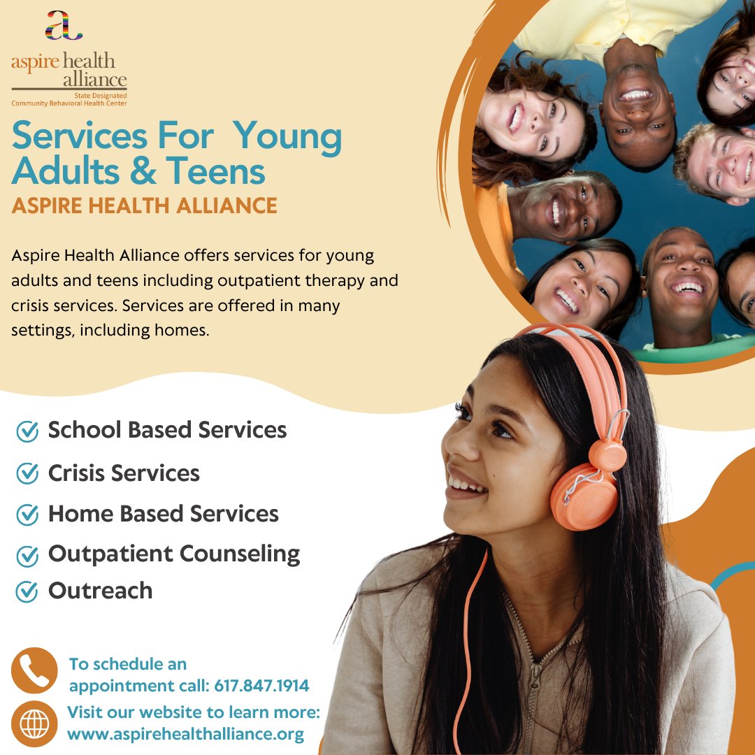 At Aspire Health Alliance, we’re here to empower teens and young adults on their journey to mental wellness and personal growth. Learn more about our programs by visiting our website: aspirehealthalliance.org
