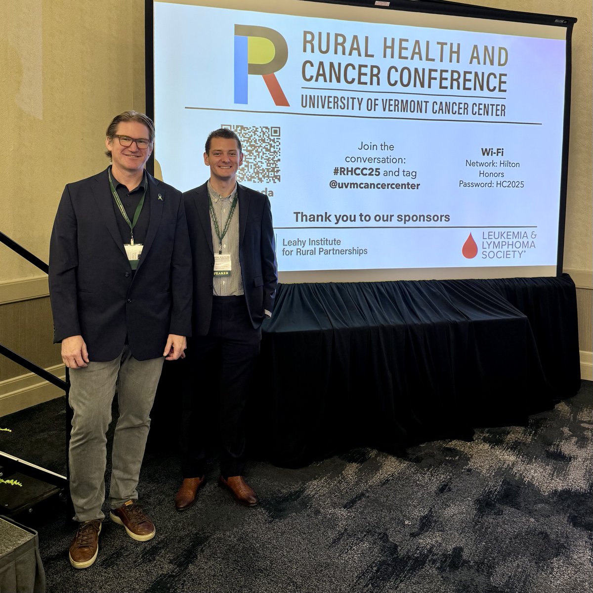 Proud to join @SdKels0 at UVM’s 1st Rural Health &amp; Cancer Conference in Burlington! 🩺 Shared our Rural Oncology Home Model &amp; discussed veteran cancer disparities. Great event by Lake Champlain uniting experts for #RuralHealth! 🌊 #CancerCare #UVM