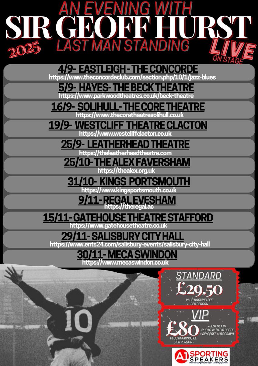 TheGeoffHurst's tweet image. Autumn dates for your diary #westham #WHU #COYI
