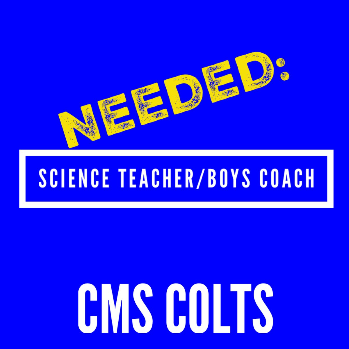 Colleyville Middle School (@cmscolts) on Twitter photo Looking for a Science Teacher/Boys Coach! Come join a great team! Apply online: grapevinecolleyville.schoolspring.com/?jobid=5234072 <a href="/GCISD_Athletics/">GCISD Athletics Dept.</a> Looking for a Science Teacher/Boys Coach! Come join a great team! Apply online: grapevinecolleyville.schoolspring.com/?jobid=5234072 <a href="/GCISD_Athletics/">GCISD Athletics Dept.</a>