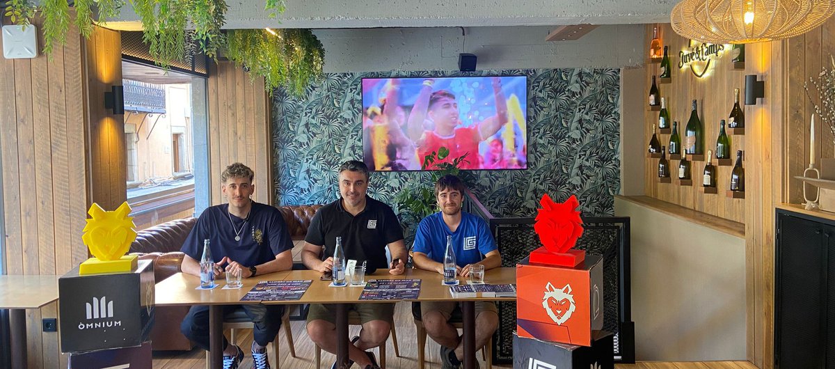 Gamesports Electrònics (@gamesportselect) on Twitter photo Ahir vam ser a Lloret de Mar 🌊 per assistir a la presentació i roda de premsa de les finals de la LIOP <a href="/omnium/">Òmnium Cultural</a> que viurem intensament els pròxims 28 i 29 de juny al <a href="/EveniaCongress/">Palau de Congressos Olympic - Evenia Hotels</a> 🎮🔥
La conta enrere ja ha començat... només queden 7 dies! ⏳💥 Ahir vam ser a Lloret de Mar 🌊 per assistir a la presentació i roda de premsa de les finals de la LIOP <a href="/omnium/">Òmnium Cultural</a> que viurem intensament els pròxims 28 i 29 de juny al <a href="/EveniaCongress/">Palau de Congressos Olympic - Evenia Hotels</a> 🎮🔥
La conta enrere ja ha començat... només queden 7 dies! ⏳💥