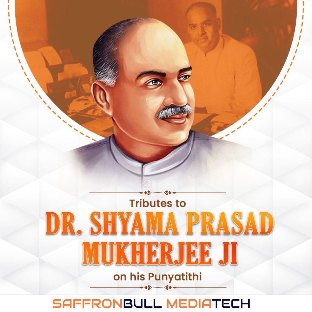 SaffronBull_MT's tweet image. On his Punyatithi, we pay heartfelt tributes to Dr. Shyama Prasad Mukherjee Ji, the visionary who stood firm for India’s unity and integrity.
#DrShyamaPrasadMukherjee #Punyatithi