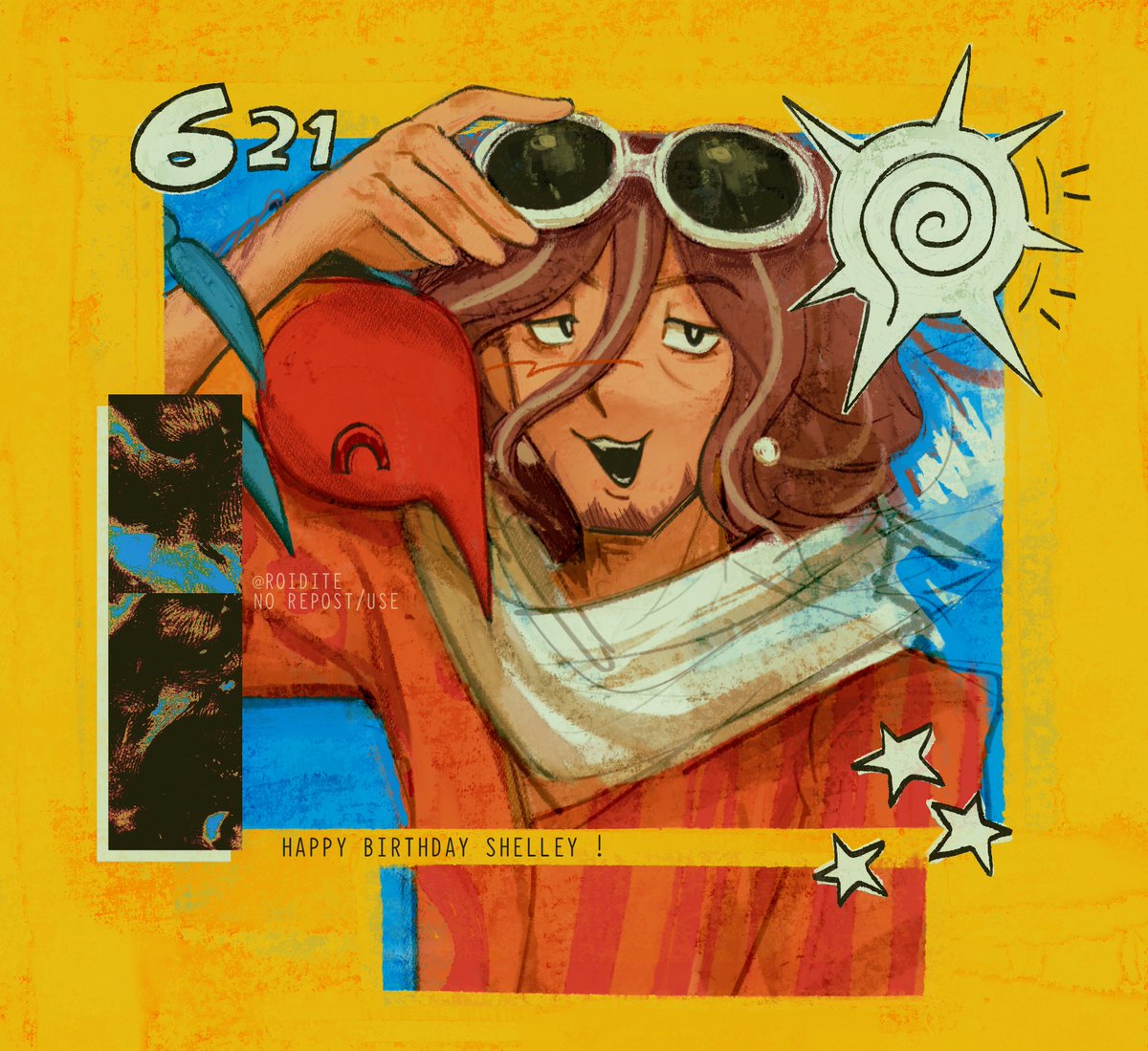 Roidite's tweet image. [OC] hpy birthd to this guy