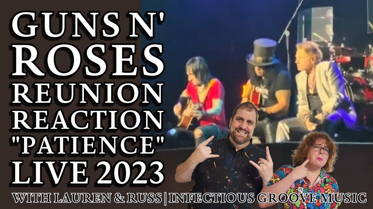 jaxfuneatsdrink's tweet photo. New #reaction video is out now featuring #GunsNRoses performing #Patience after their #reunion

Subscribe &amp; watch here
https://t.co/DKVDLHmLWC https://t.co/IurB9kCFv5