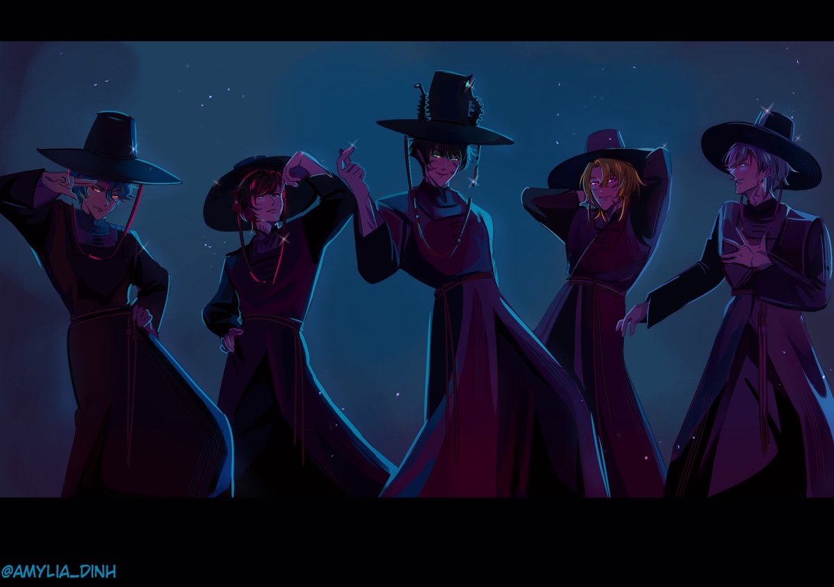 Easy take
Why do we have to choose between oshi and fictional character when we could take both by drawing crossover like this🤣
NijiEN boys x Kpop Demon Hunter
More to come because I wanna draw more
#kaepix #drawluca #FreoChrome #RenZottoArt #LouVerGallery