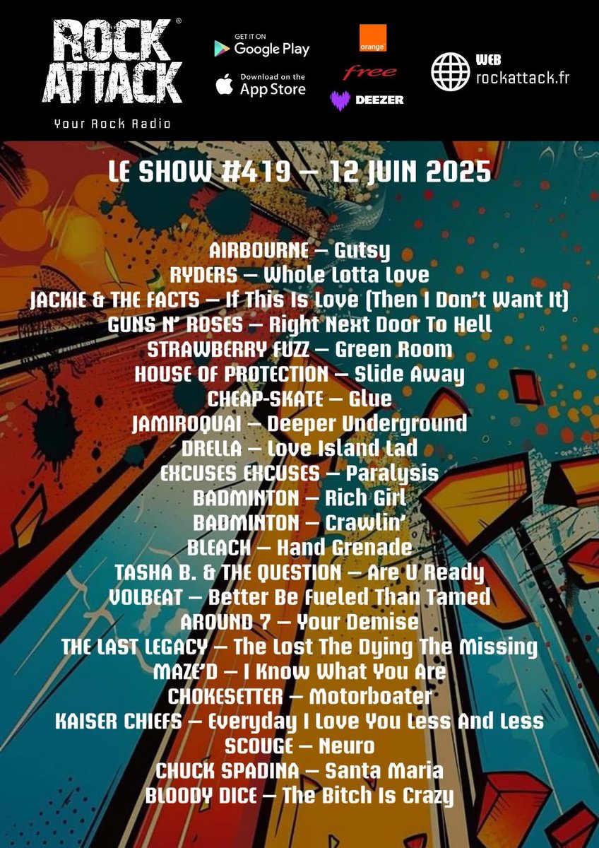 Drella (@drellaband) on Twitter photo So cool to get our first ever radio play over in France! 🇫🇷
Thank you sooo much <a href="/RockAttackRadio/">Rock Attack</a> ✨ So cool to get our first ever radio play over in France! 🇫🇷
Thank you sooo much <a href="/RockAttackRadio/">Rock Attack</a> ✨