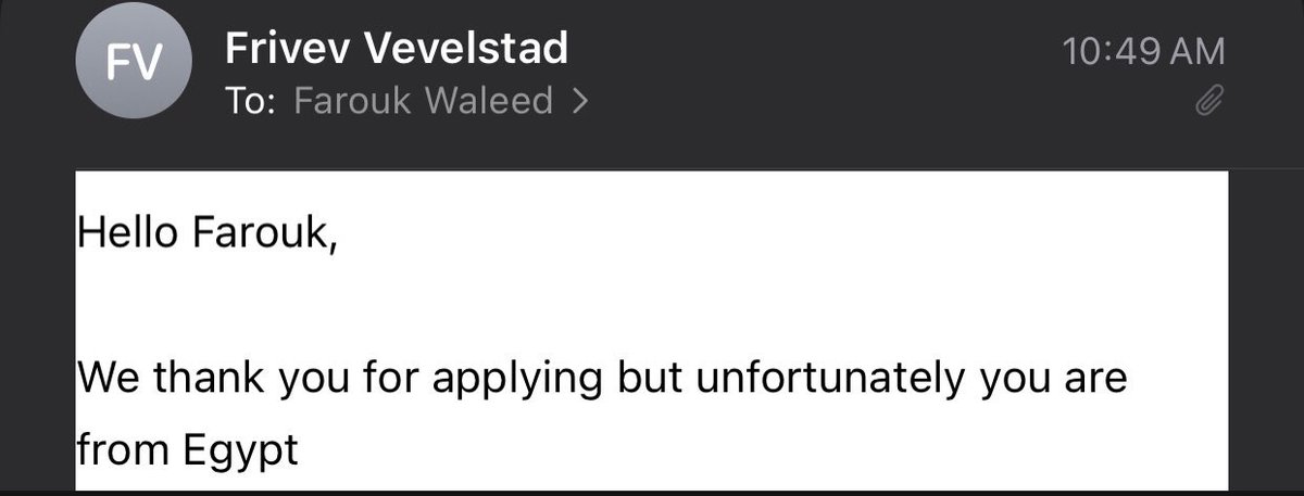 فكرني لما شركة بعتتلي الrejection كدا