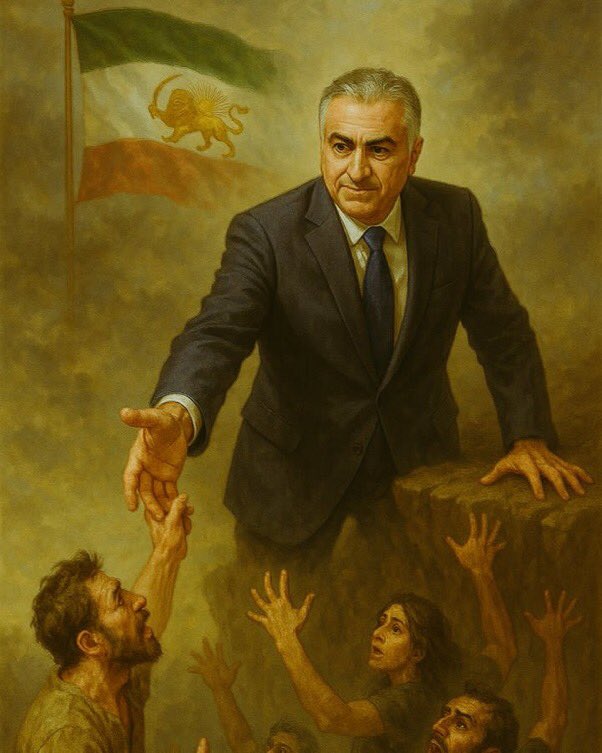 دستانتان را به او دهید ، نجات دهنده ایران و ملت ایران فقط اوست 

#KingRezaPahlavi