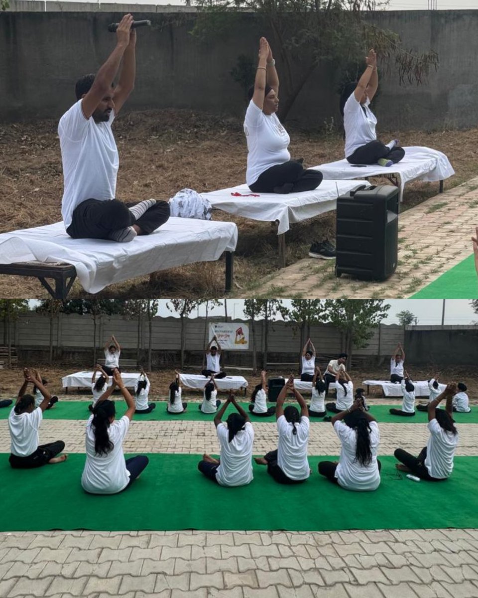 On International Yoga Day, a special yoga session was held at Prabh Aasra, Kurali, with 75 participants coming together to experience the beauty of inclusive yoga.

 #InternationalYogaDay #InclusiveYoga #SpecialOlympicsBharat #YogaForAll #KuraliChapter #krantikhelse