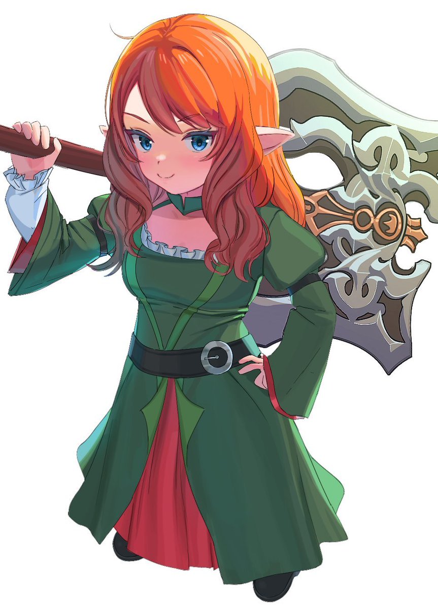 Lalafell Warriors are as adorable as they are dangerous. Henrietta is no exception.

🎨- @Riku_pam  

#ffxiv #FF14