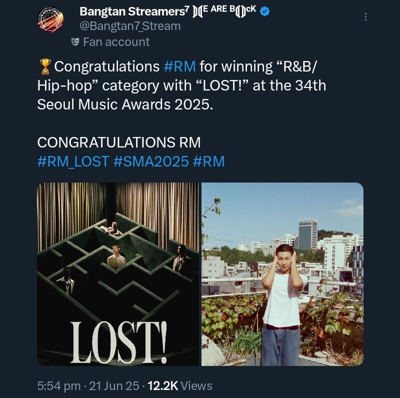 Tata_smiles07's tweet image. CONGRATULATIONS MINIMONI 🥹💜
CONGRATULATIONS JIMIN
CONGRATULATIONS RM
#smartscreentime
#JIMIN #RM
#JIMIN_SMA
#RM_LOST