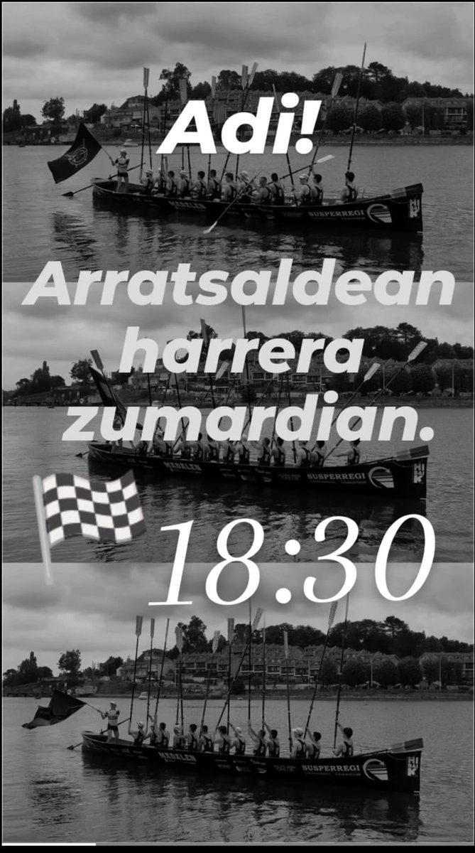 Errenteriako Hitza (@errenteriahitza) on Twitter photo Gaur arratsaldean harrera egingo diete Hibaikako arraunlariei. 18:30ean izango da Zumardian, eta Hibaika Arraun Elkarteak herritar guztiak deitu ditu bertaratu eta banderaren garaipena elkarrekin ospatzera.
<a href="/Hibaika/">HIBAIKA ARRAUN ELKARTEA</a> #Errenteria #Orereta Gaur arratsaldean harrera egingo diete Hibaikako arraunlariei. 18:30ean izango da Zumardian, eta Hibaika Arraun Elkarteak herritar guztiak deitu ditu bertaratu eta banderaren garaipena elkarrekin ospatzera.
<a href="/Hibaika/">HIBAIKA ARRAUN ELKARTEA</a> #Errenteria #Orereta