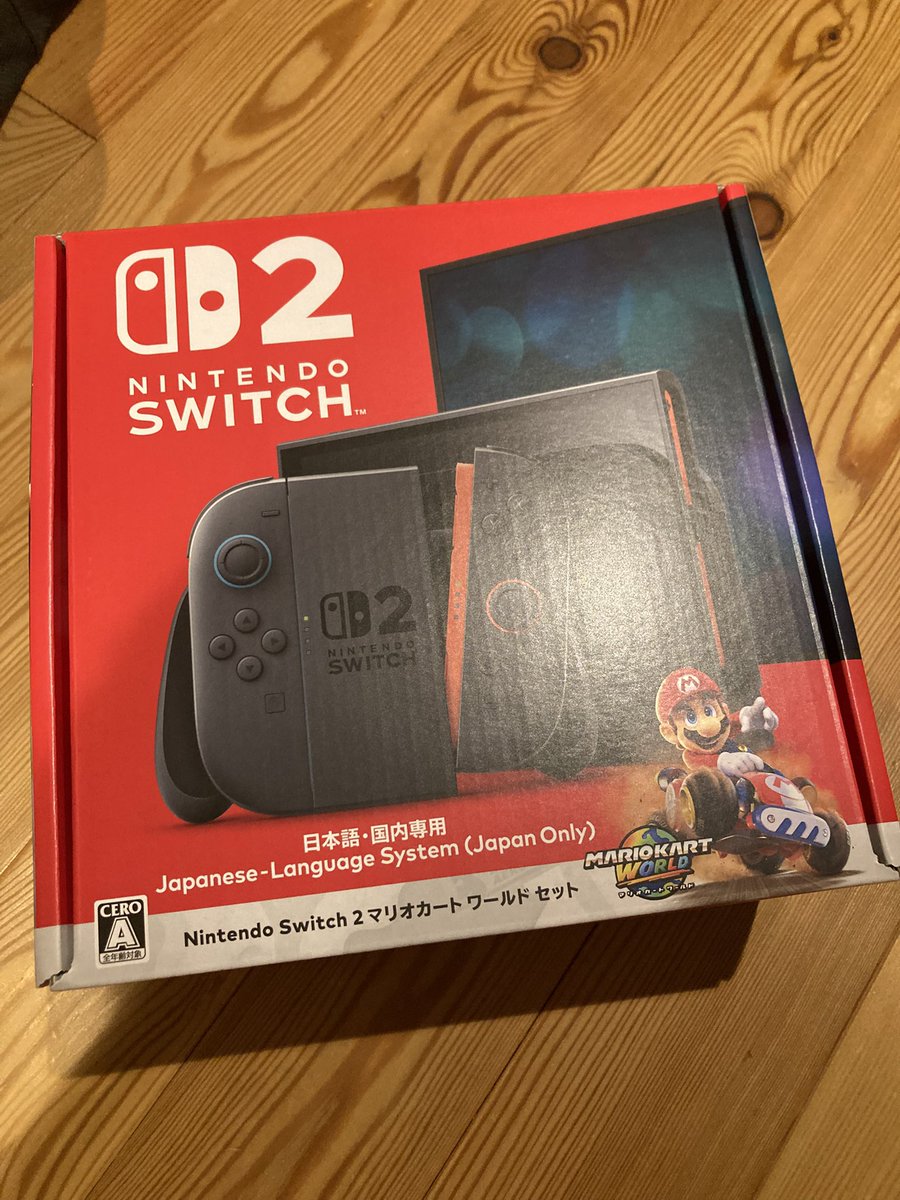tanio_RIN's tweet photo. スイッチ2ゲット
任天堂抽選は外れ続けてるけど普通に店舗抽選で当たっちゃった https://t.co/3ojEL3V3jp