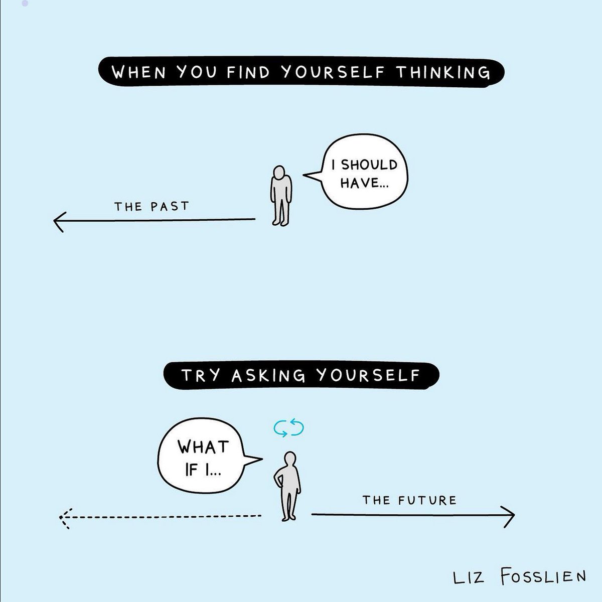 A basic way to avoid bad habits is to imagine how you’ll feel afterward.

It’s called episodic future thinking. Previewing the unwanted consequences of procrastinating, overeating, and doomscrolling can motivate better choices.

Your future self is wiser than your present self.