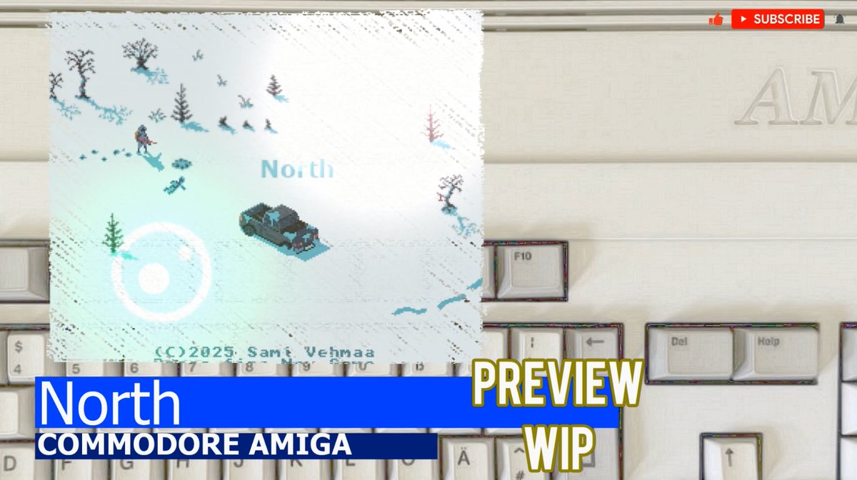 Commodore Amiga -=North=- WIP preveiew
youtube.com/watch?v=OOof5S…
#amiga #commodore #retronews #retrocomputing