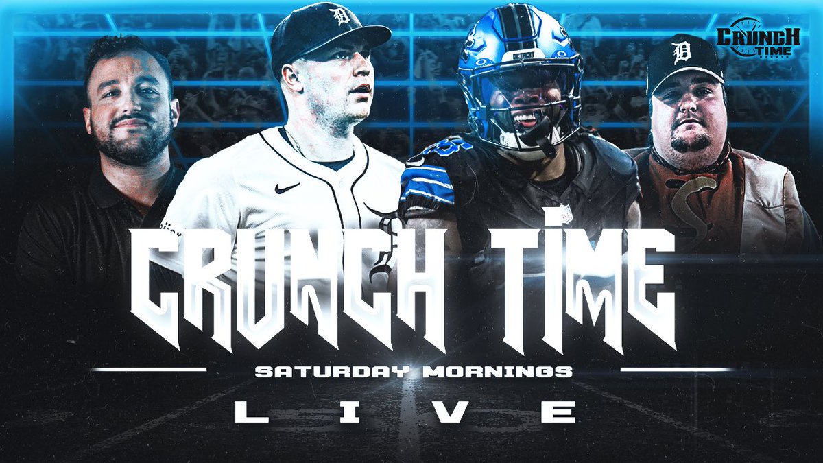 Caleb Czarnik (@calebczarnik) on Twitter photo Live w/ <a href="/MichaelGentryJr/">Michael Gentry</a> on <a href="/officialctpod/">Crunch Time Sports</a> from 10 AM-11 AM
Talking Tigers, Pistons offseason and more
Come tune in: youtube.com/live/9u_tIB-XV… Live w/ <a href="/MichaelGentryJr/">Michael Gentry</a> on <a href="/officialctpod/">Crunch Time Sports</a> from 10 AM-11 AM
Talking Tigers, Pistons offseason and more
Come tune in: youtube.com/live/9u_tIB-XV…